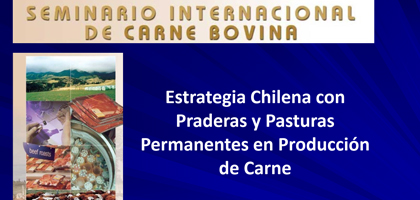 Estrategia Chilena con Praderas y Pasturas Permanentes en Producción de Carne